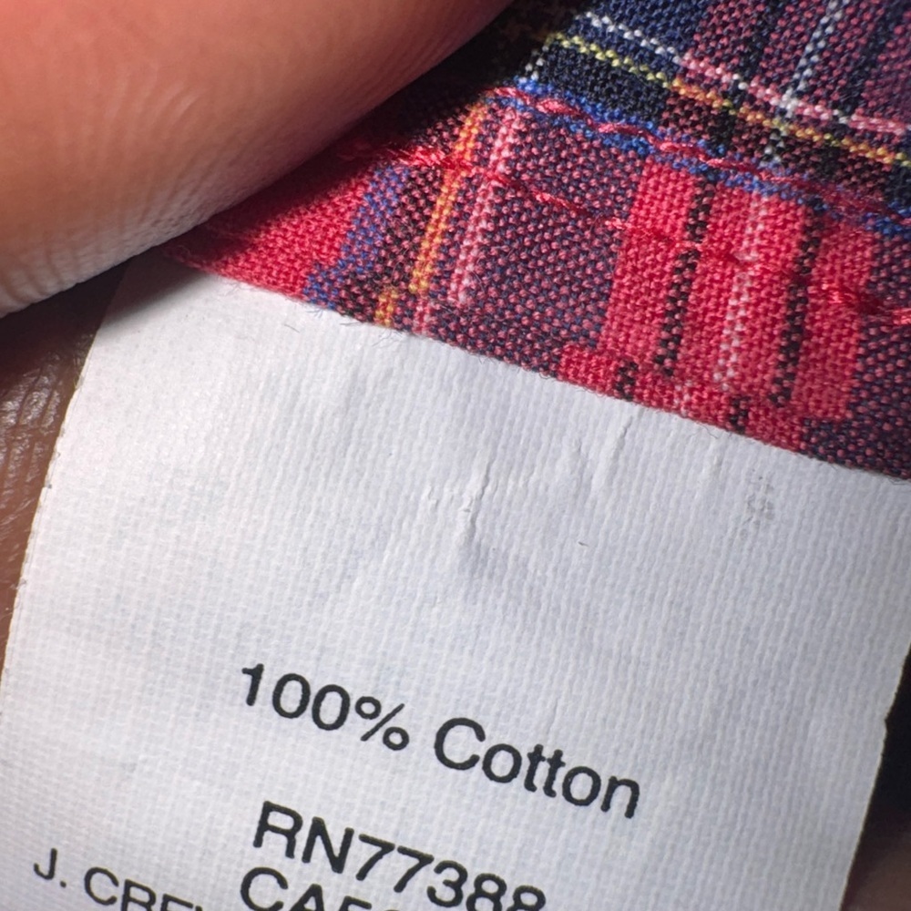 J. Crew Vibrant Plaid Button Down Shirt - Picture 3 of 6